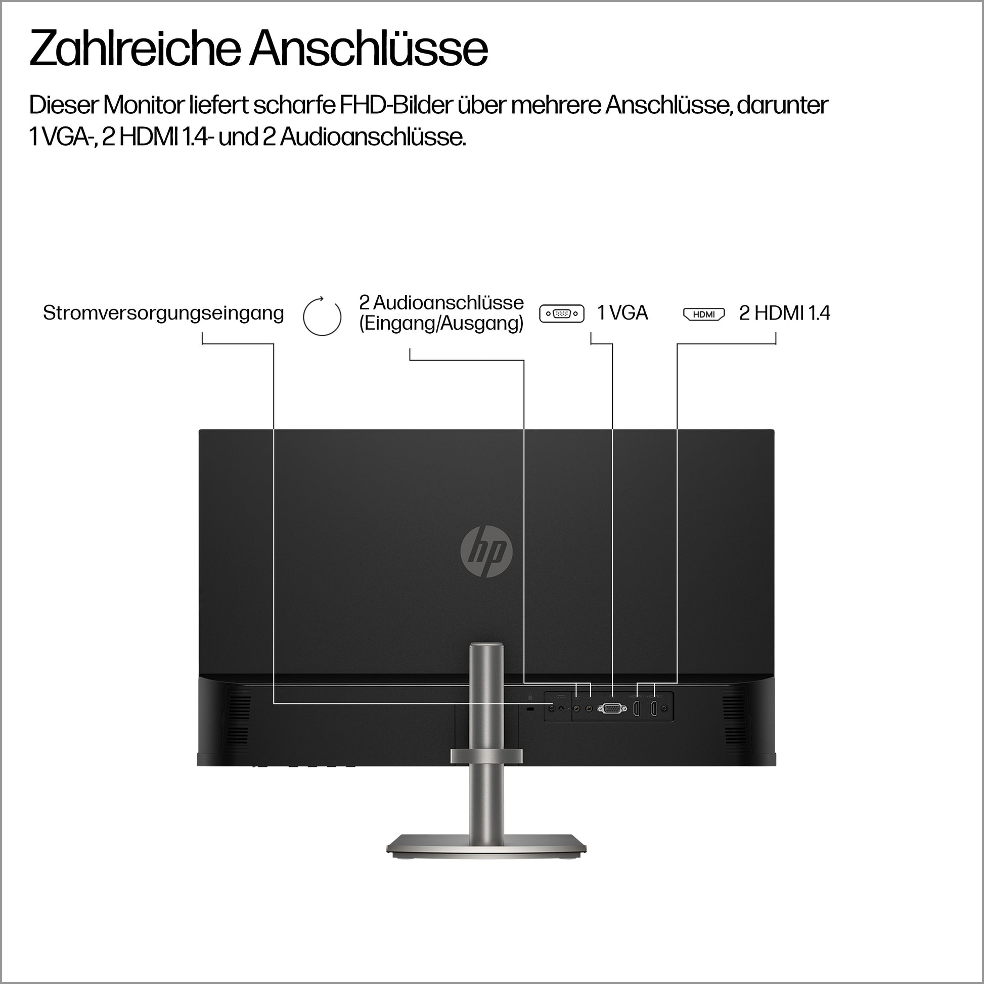 HP 527da – 27", 1920 × 1080 (Full HD), IPS, 100 Hz