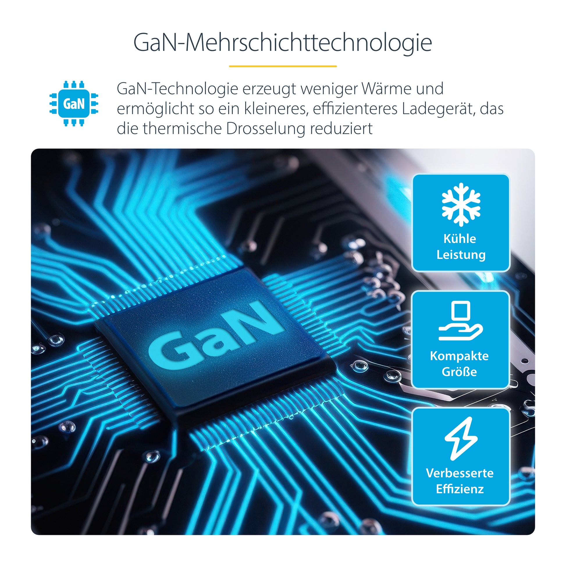 StarTech.com USB-Desktop-Ladegerät 240 W – USB-C×4 – PD 3.1, GaN, EU-Stecker (Typ C)