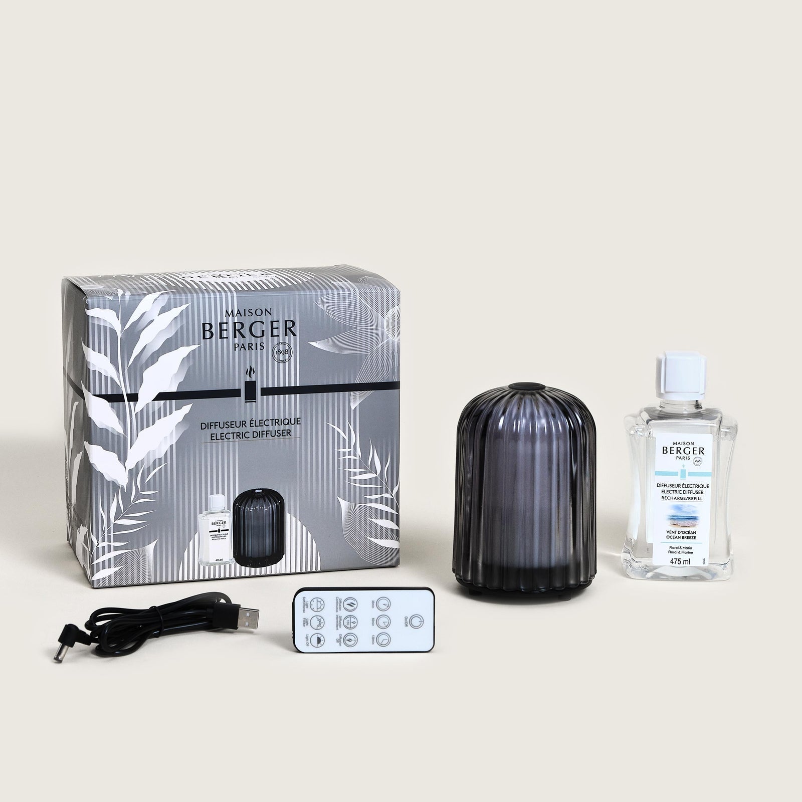 Maison Berger Paris Maison Berger Cannelo – Ultraschall-Diffusor, 80 ml, grau