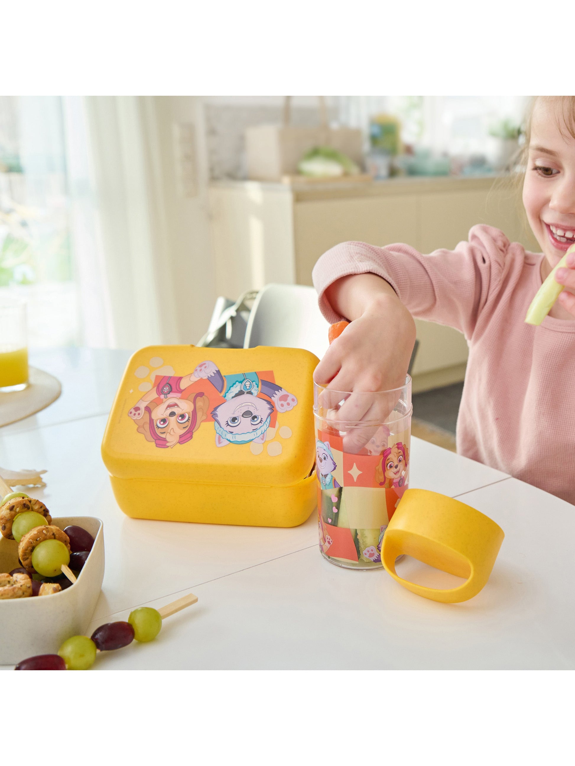 Koziol – Lunchbox, 19 × 13,5 × 6,5 cm, Biokunststoff, mehrfarbig, mit Paw Patrol-Motiv