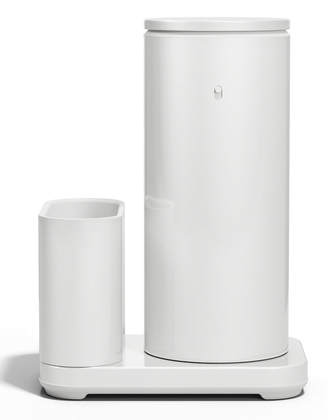 Simplehuman ST1081 Automatischer Seifenspender – Metall, Weiss, 414 ml