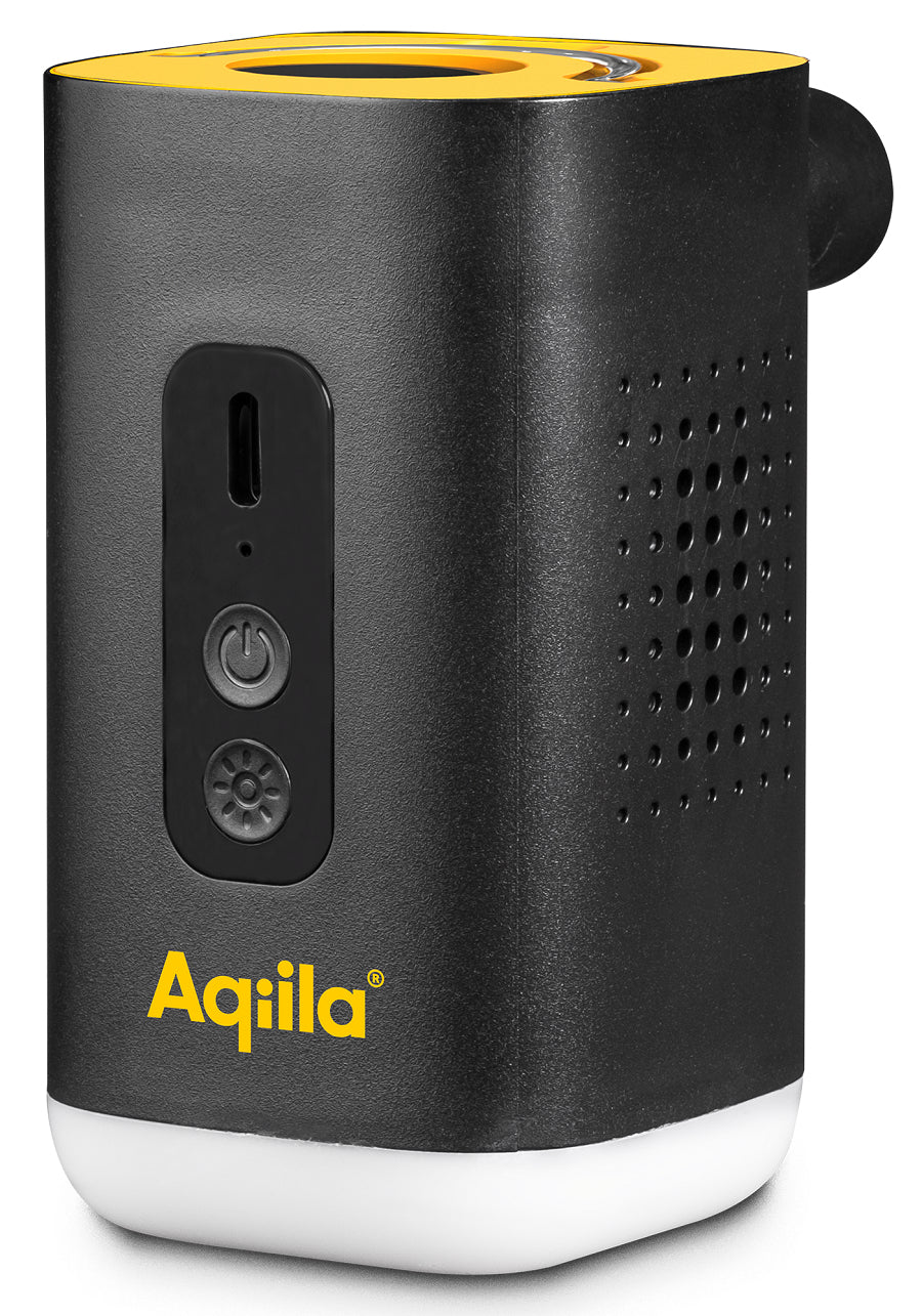 Aqiila Airbird C2 – 5 V – 35 W – 1,2 Ah – Inkl. USB-Kabel, 4 Ventiladapter, Tragetasche