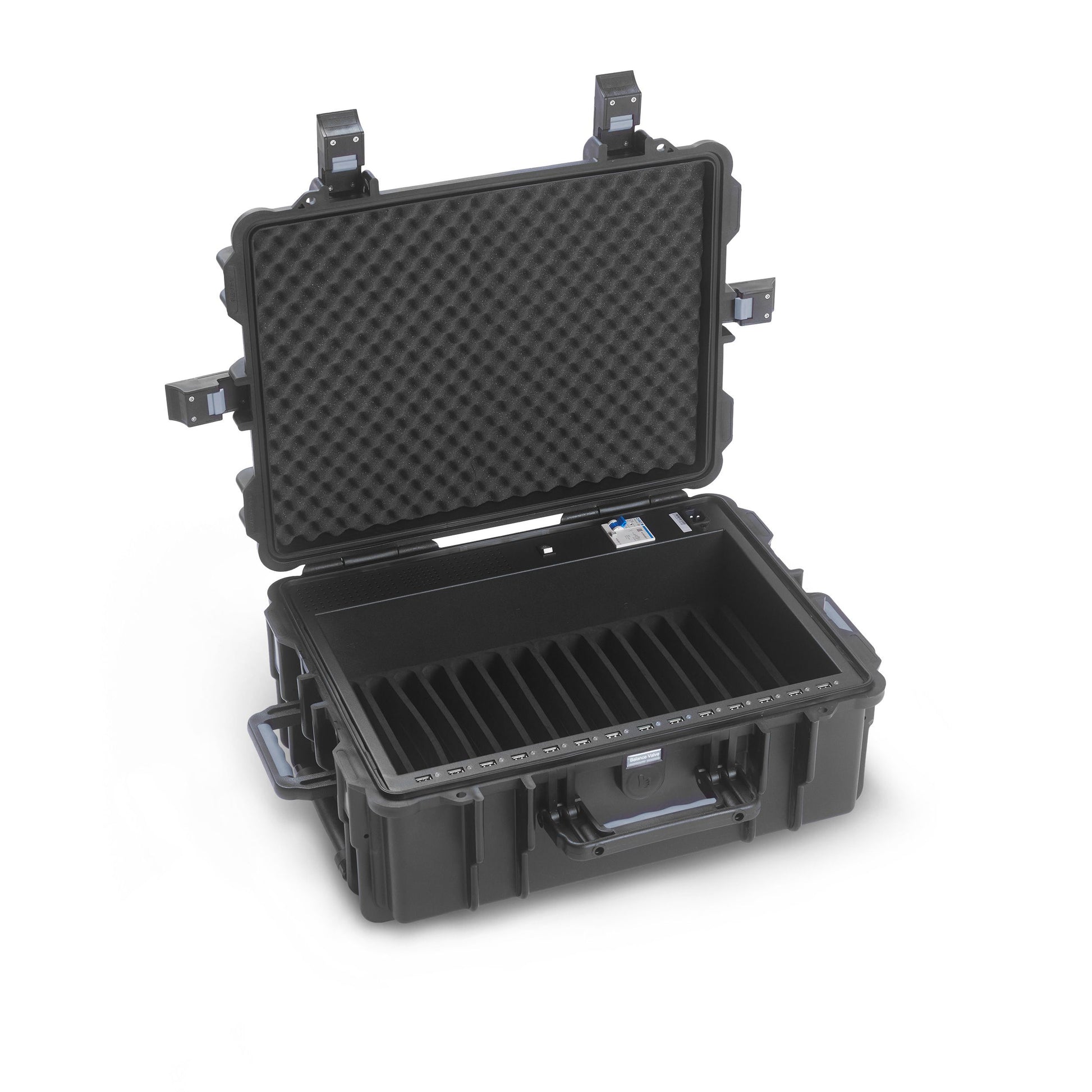 Dicota D31898-V1 – Lade-Trolley, 14 Tablets, Schwarz