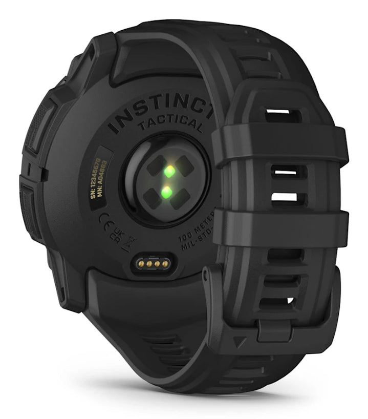 Garmin Instinct 3 AMOLED Tactical Edition – GPS-Smartwatch – 50 mm, GPS, Bluetooth, AMOLED, Schwarz