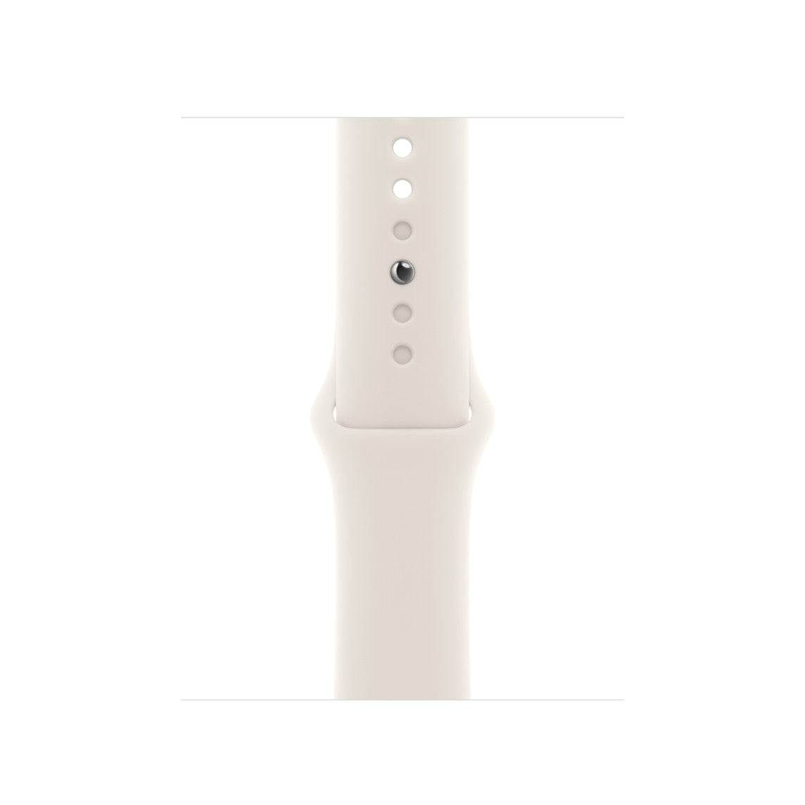 Apple Starlight Sport Band – Armband – für Apple Watch 42 mm, Starlight, M/L, Polymer