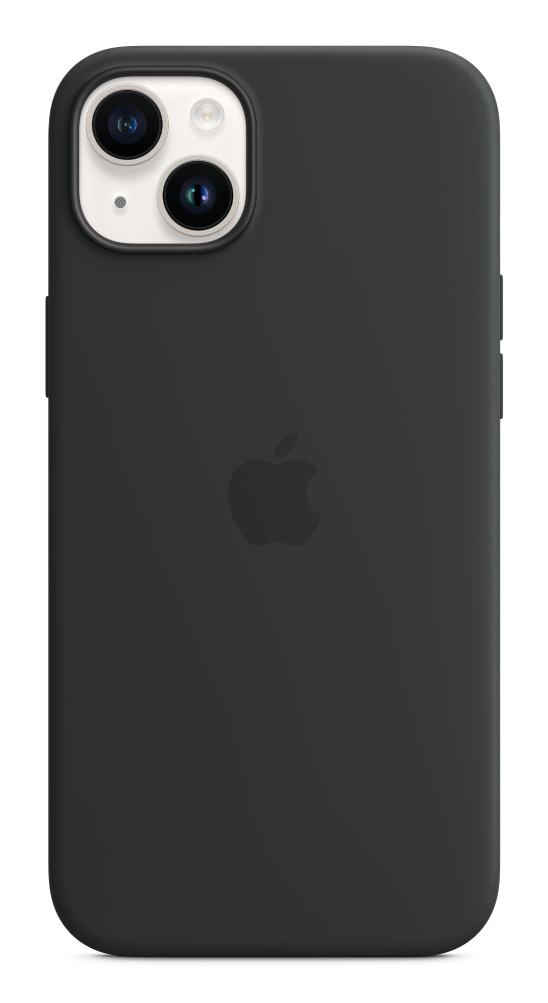Apple Backcover – für Apple iPhone 14 Plus, Schwarz, tropfsicher, kratzresistent, kabelloses Laden