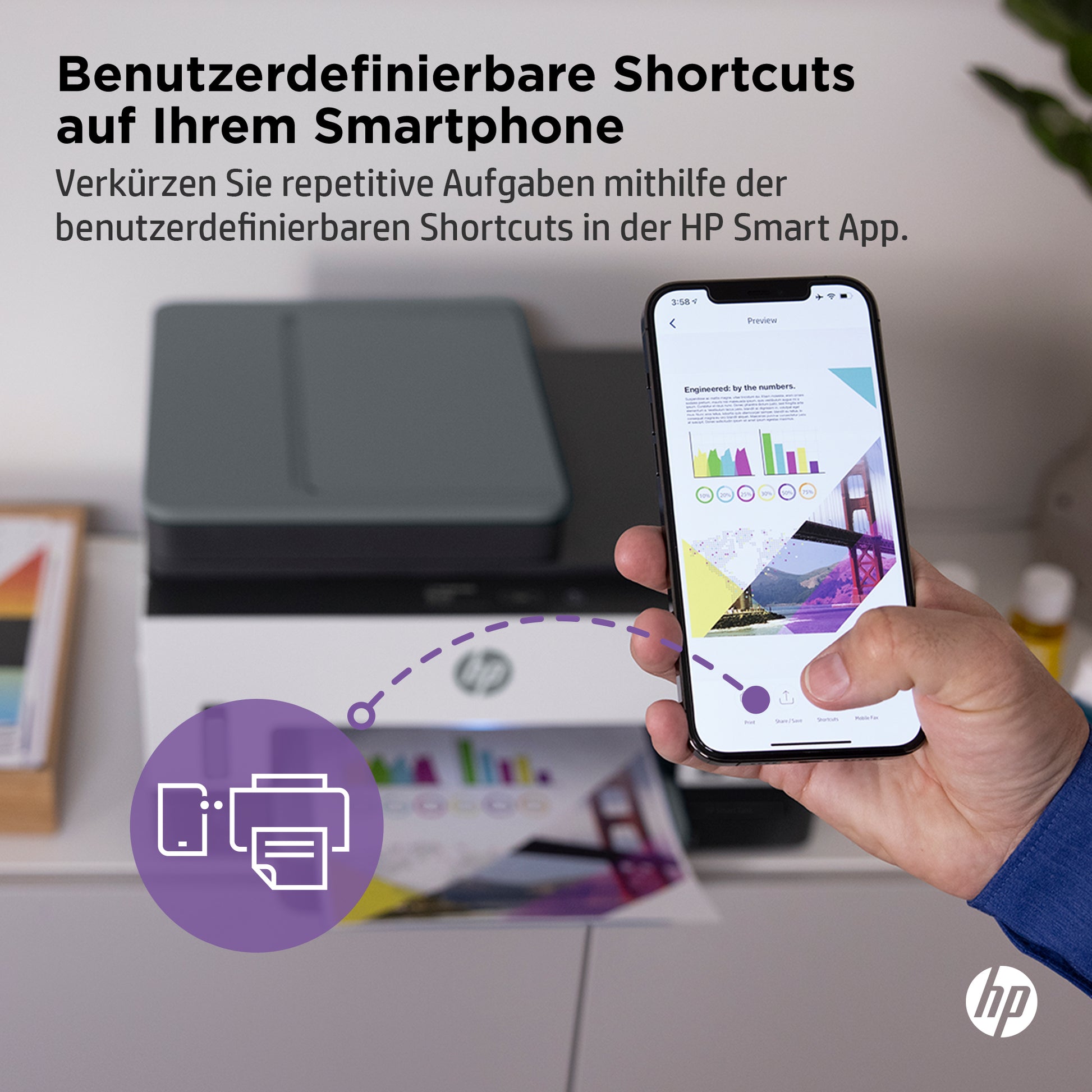 HP SMART TANK 7605 – Farbiger Tintenstrahl-MFP A4, 3-in-1 – 28 S./Min. S/W
