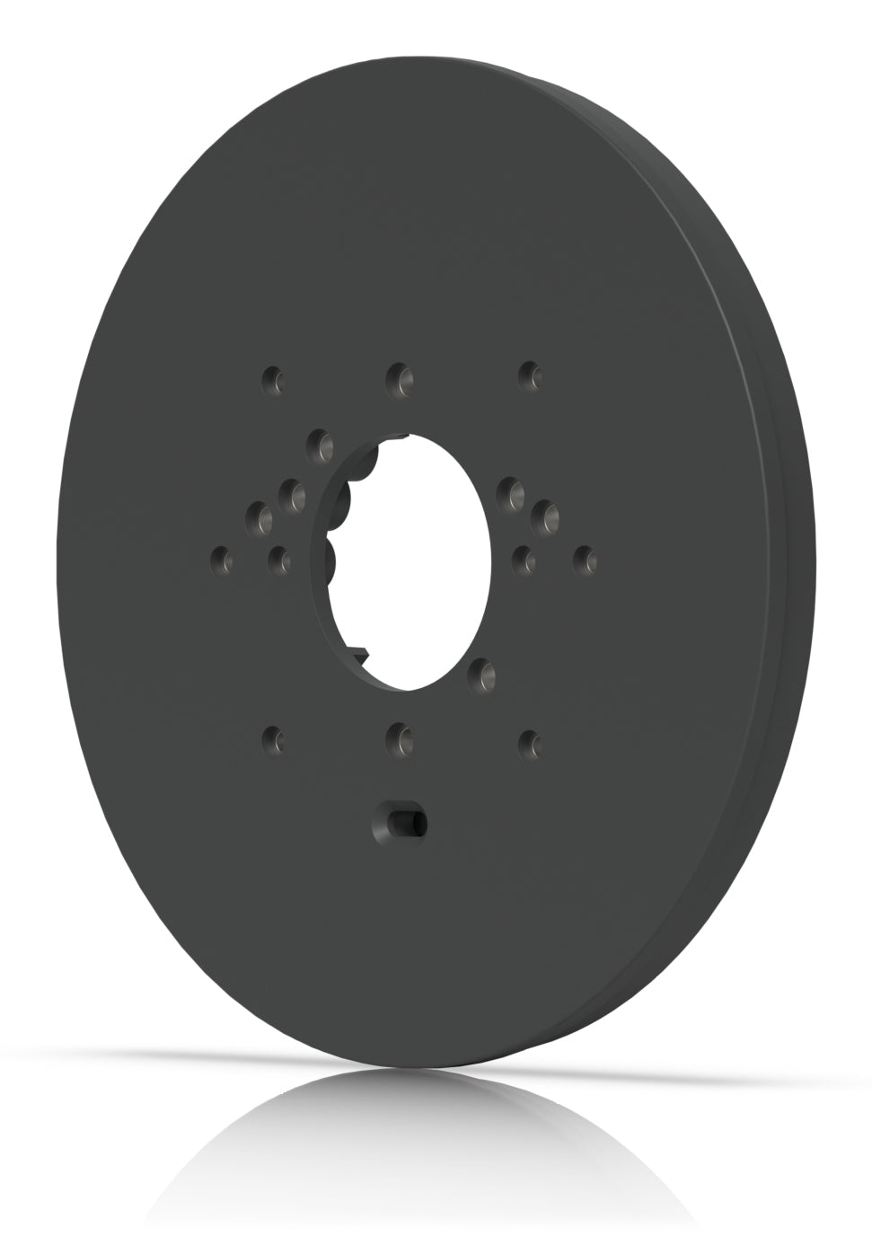 Ubiquiti Montageplatte – für UVC-AI-Dome, UVC-AI-Turret, UVC-AI-Pro und andere – Schwarz – Ø 140 mm, PC/Edelstahl