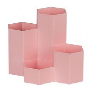 Wedo Schreibgeräteköcher – Kunststoff, rosa, 160 × 120 mm