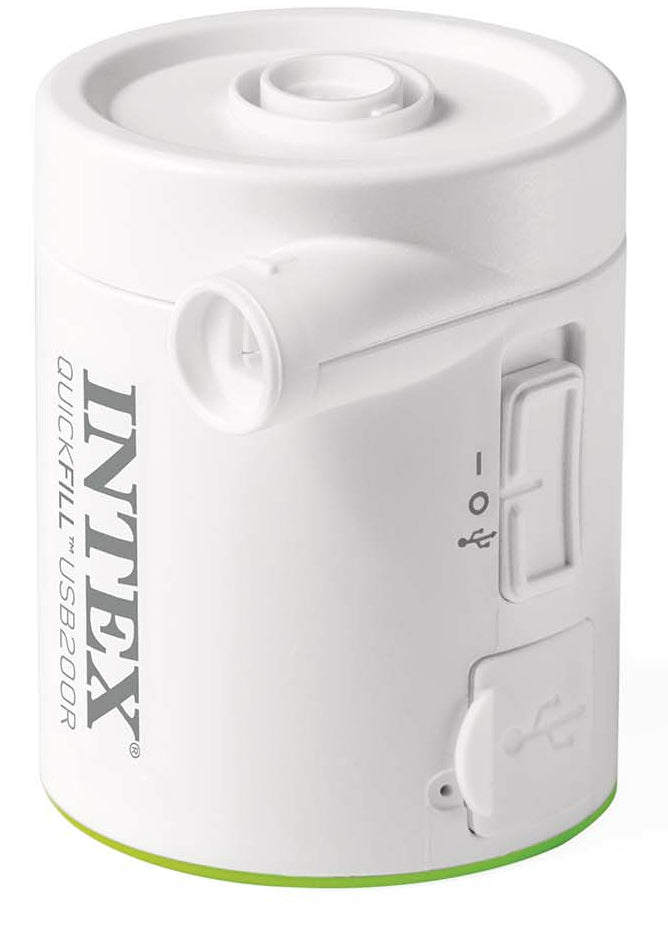 Intex Quick-Fill USB200 Akku-Luftpumpe – 5 V – 200 l/min – 2,0 Ah Akku, USB-Ladeport