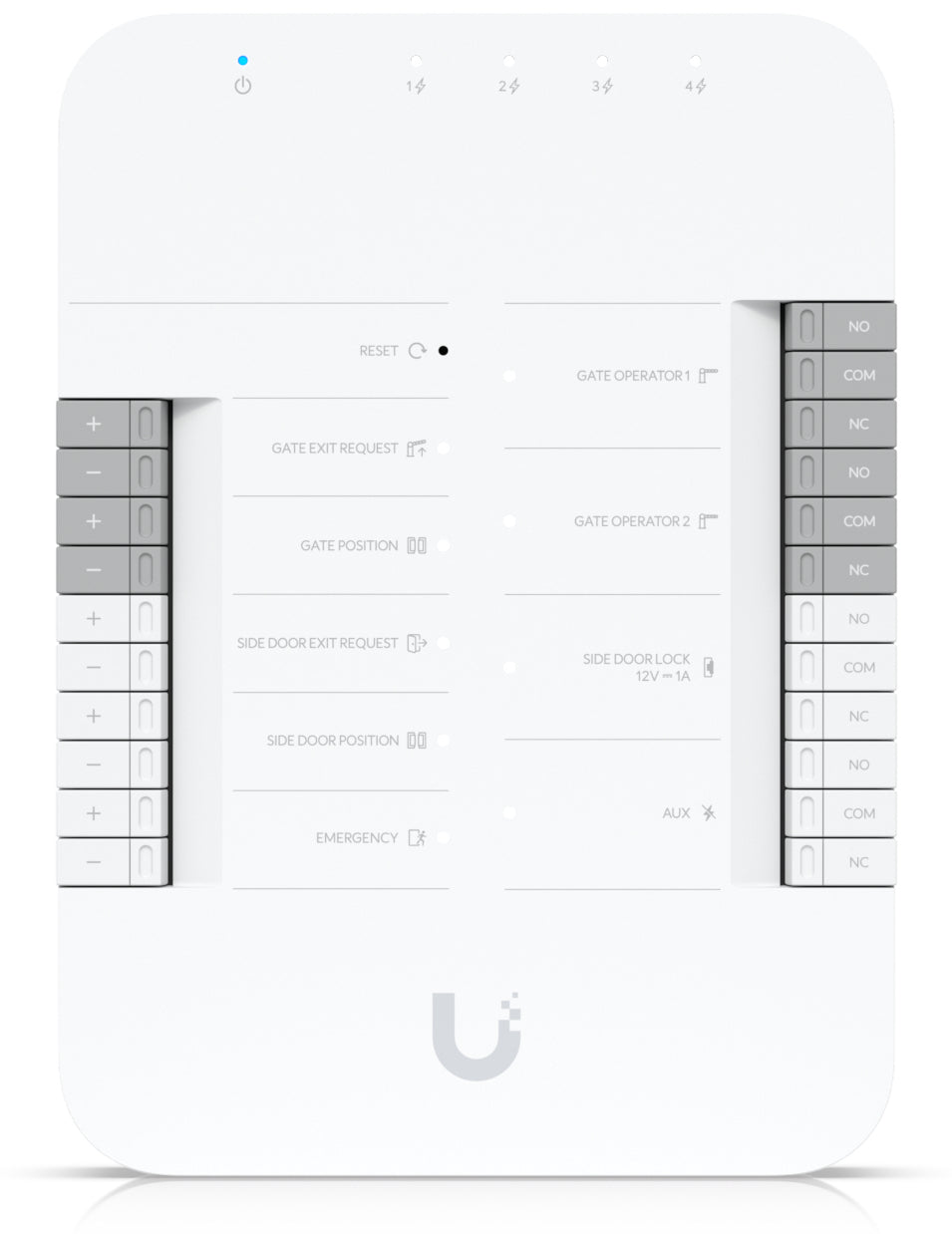 Ubiquiti UniFi Access Hub UA-HUB-GATE – für Reader und Intercom, 175 × 26 × 126 mm, weiss