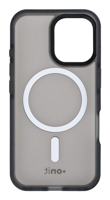 ONIT Mill.Std. Backcover – für Apple iPhone 16, MagSafe, PC+TPE+TPU, Schwarz matt, bis 3 m Sturzsicher