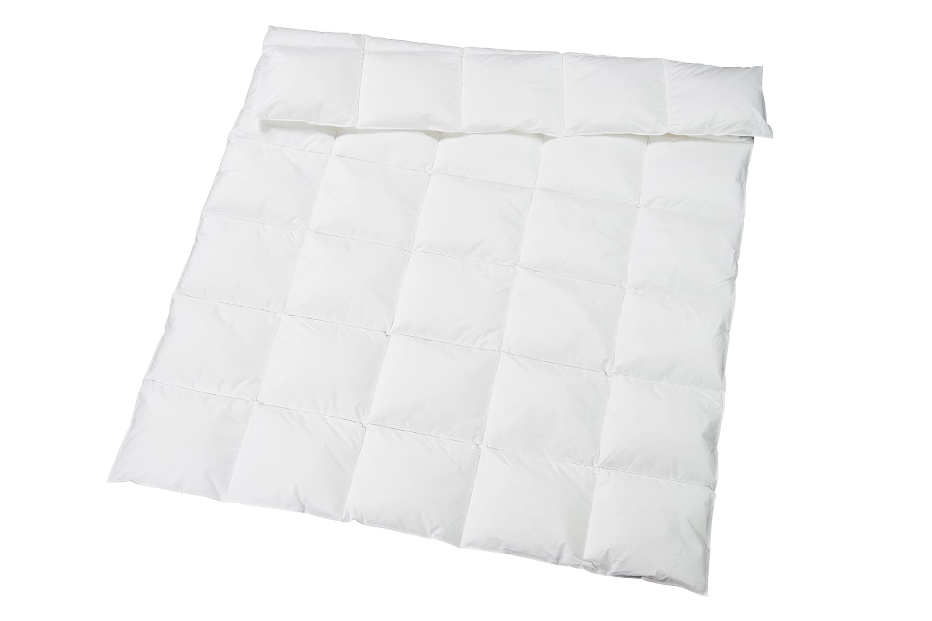 Billerbeck Medium Federn-Duvet – 240 × 240 cm, Hergestellt in der Schweiz