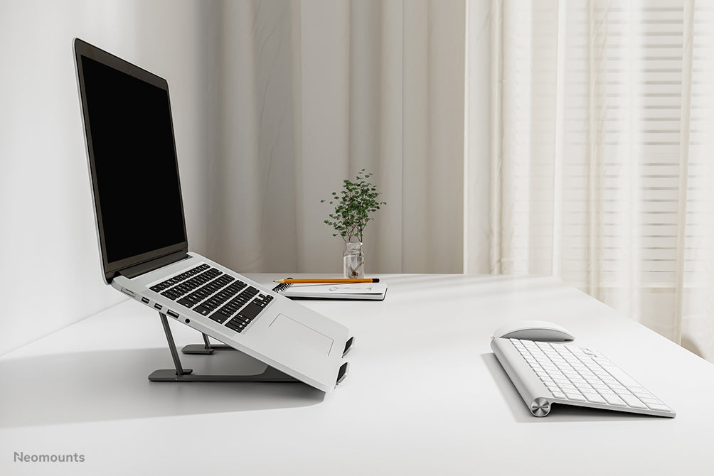 Neomounts Laptop-Ständer – bis 17"/5 kg – Grau