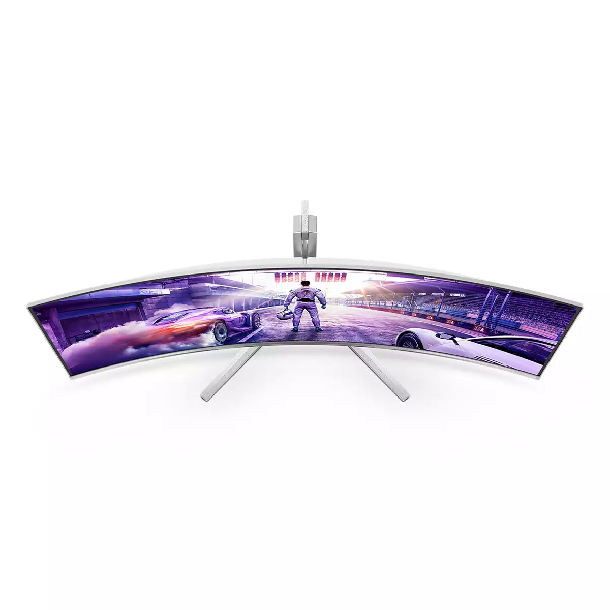 Philips Evnia 8000 49M2C8900L/00 – Monitor, 48,9", 250 cd/m², USB-C, KVM, Lautsprecher, VESA 100 × 100, Weiss