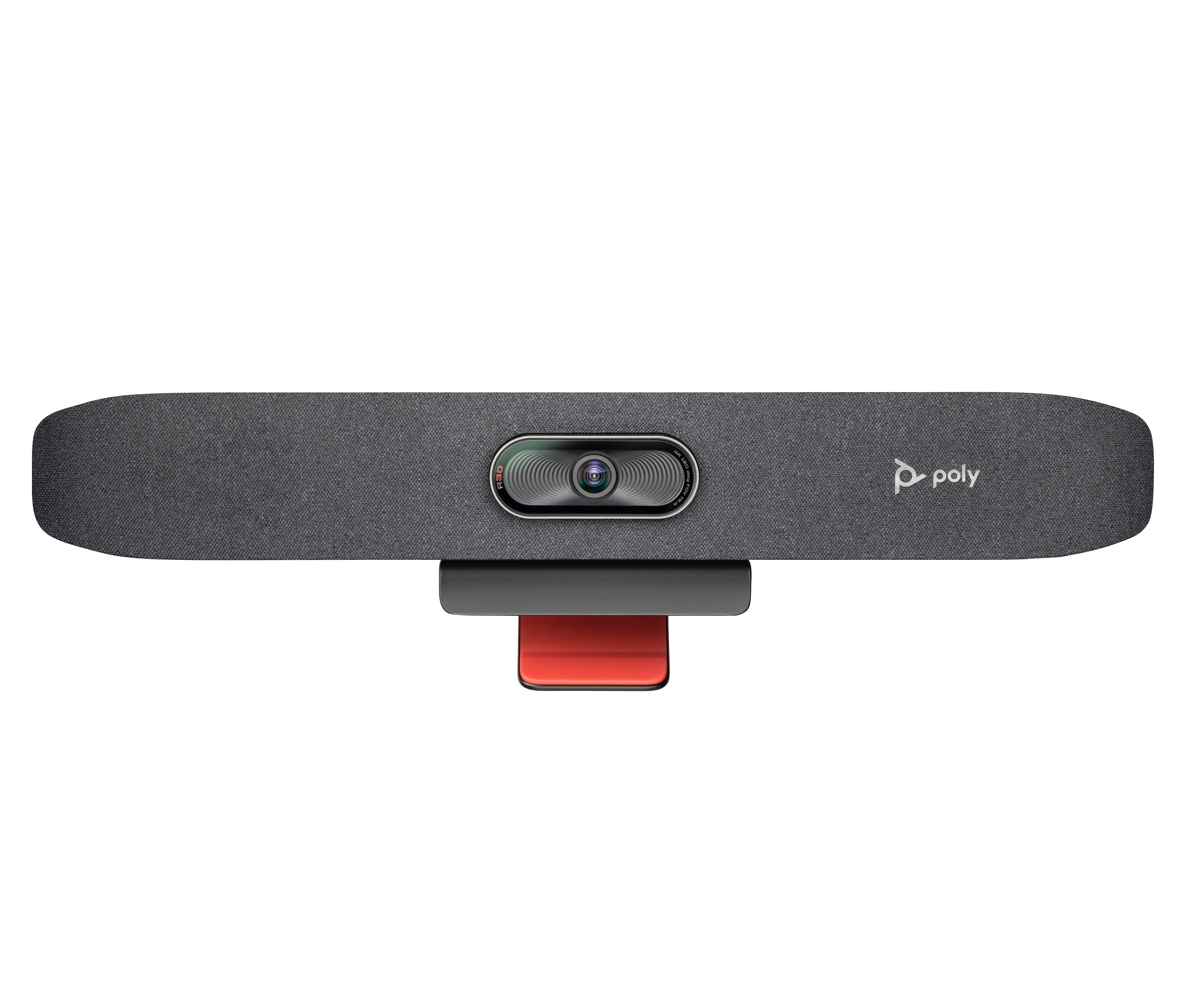 Poly Studio R30 Videobar – 4K Ultra HD, 5× digitaler Zoom – Grau