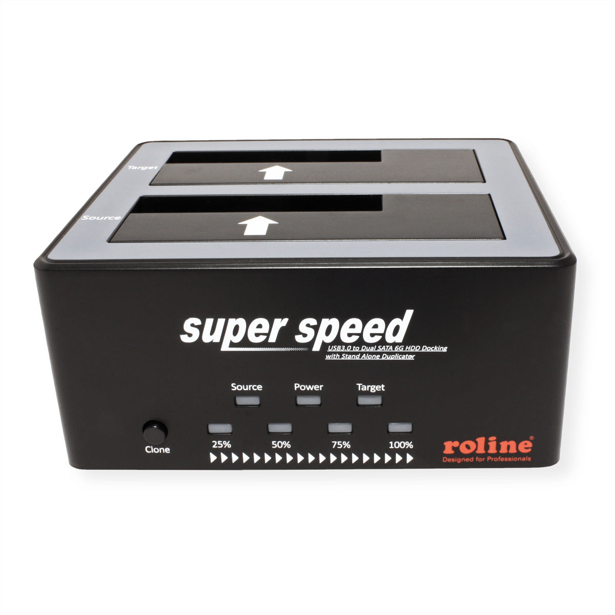 ROLINE HDD/SSD Dockingstation – USB-A, für Windows/Mac