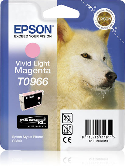 Epson Tintenpatrone T0966, Magenta – für Inkjetdrucker/Multifunktionsgeräte