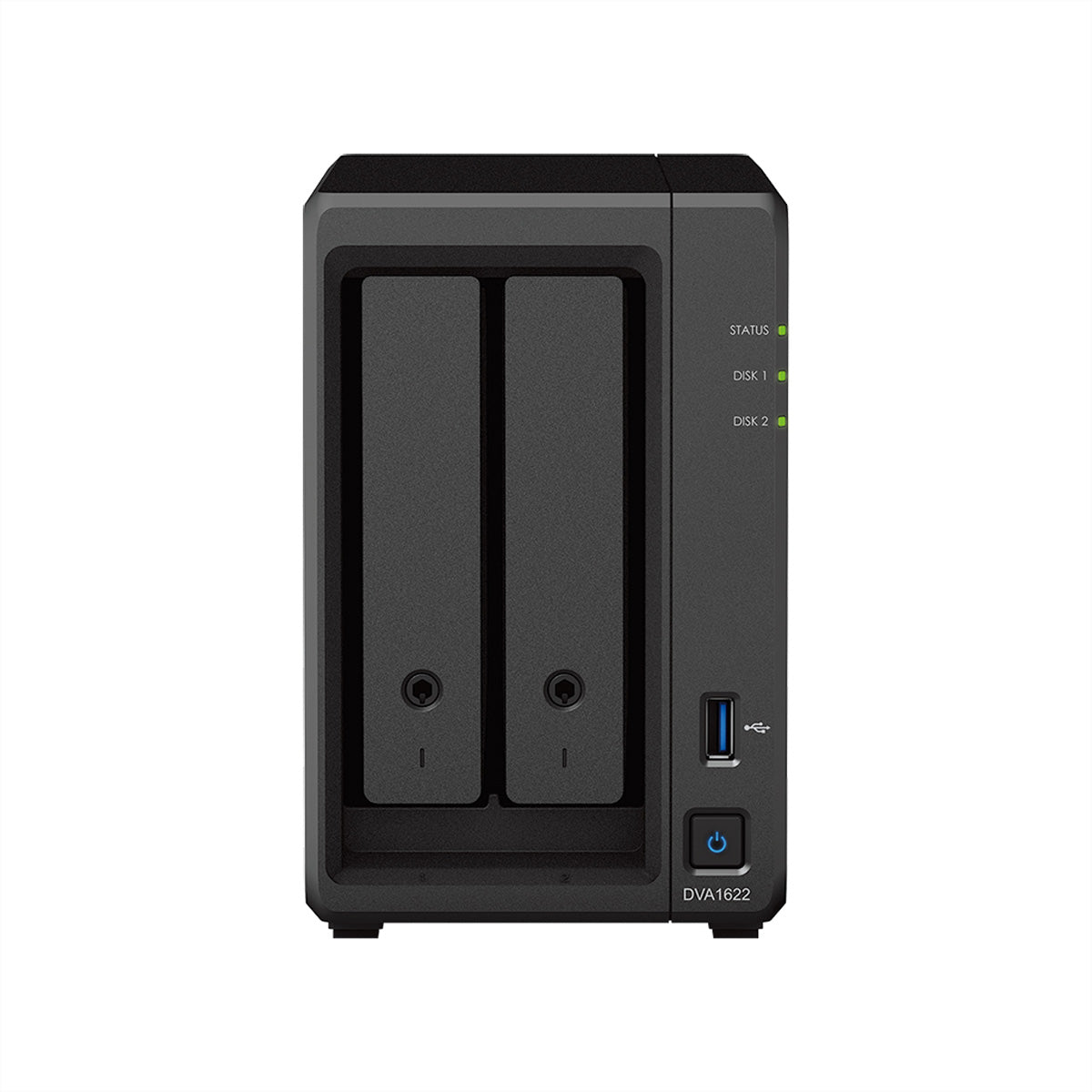 Synology DVA1622 NVR – 2 Einschübe, 6 GB RAM, Intel J4125, HDMI, 1× Gigabit Ethernet