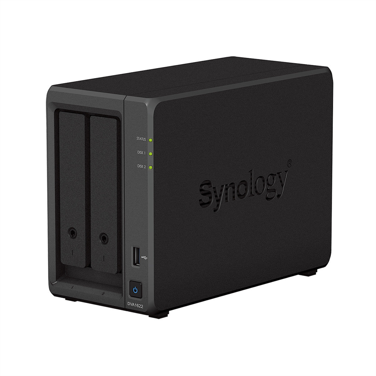 Synology DVA1622 NVR – 2 Einschübe, 6 GB RAM, Intel J4125, HDMI, 1× Gigabit Ethernet