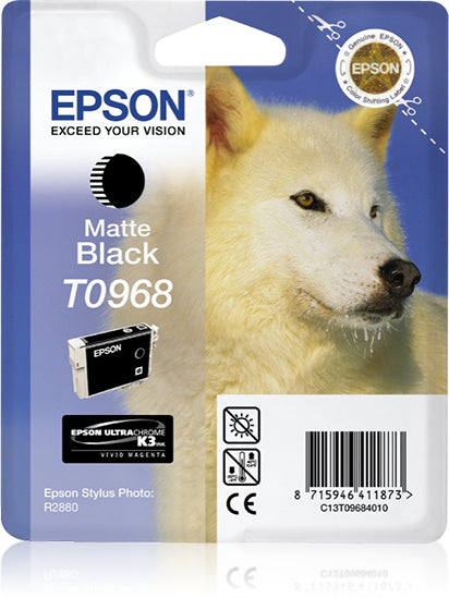 Epson Tintenpatrone T0968, Schwarz, 495 Seiten