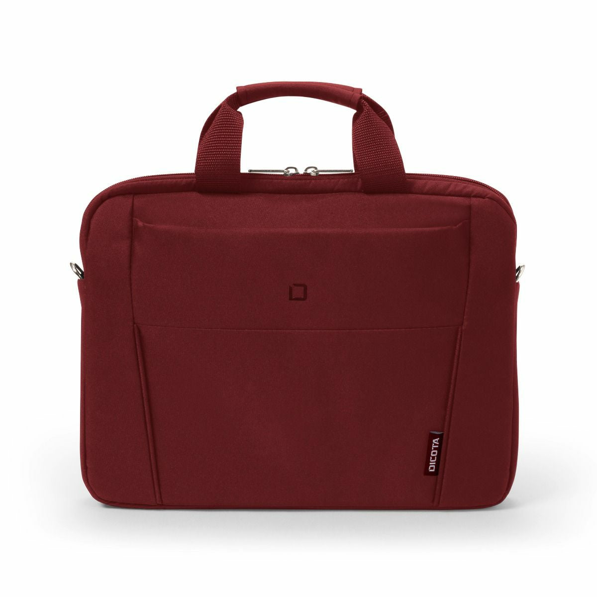 DICOTA Notebook-Tasche bis 14,1" – Abnehmbarer Schultergurt, Tragegriff – Rot
