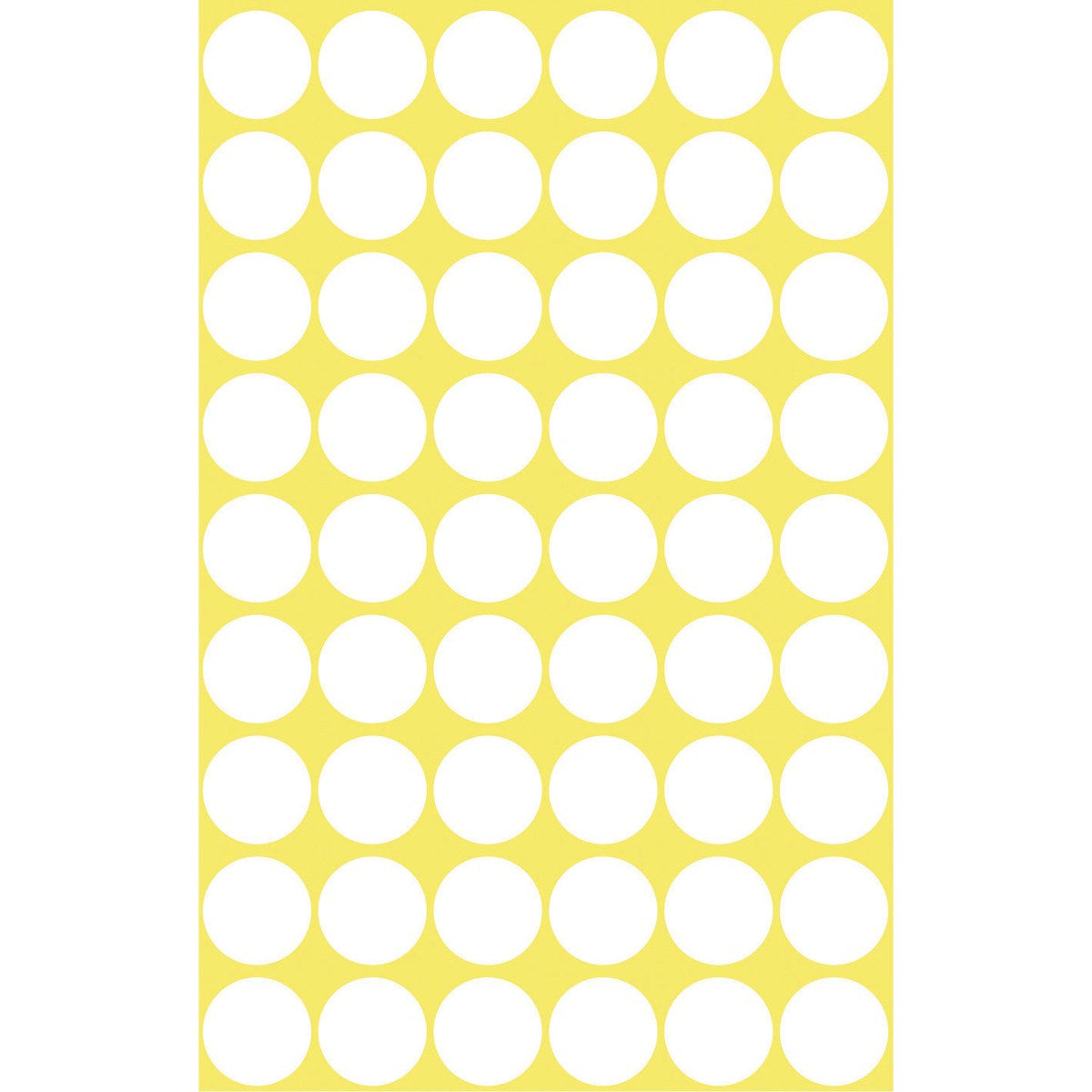 Avery Haftetiketten – Ø 12 mm, permanent, weiss, 5 Blatt (270 Stk.)