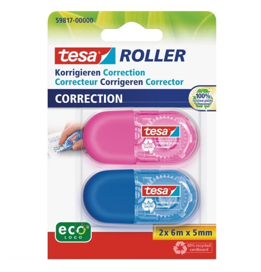 Tesa Korrekturband Korrekturroller – 2er-Pack