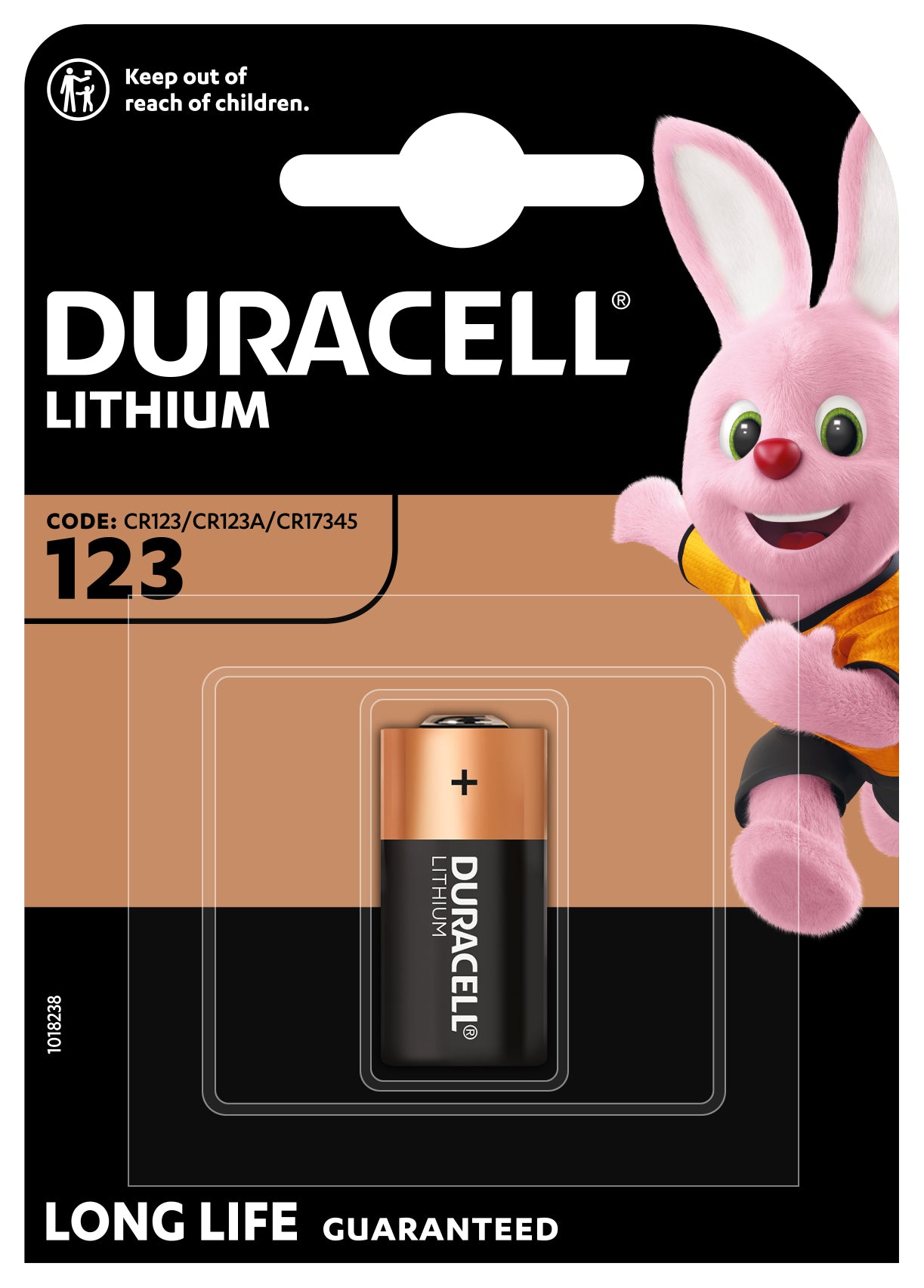 Duracell CR123A Batterie, Lithium, 3 V – 1 Stk.