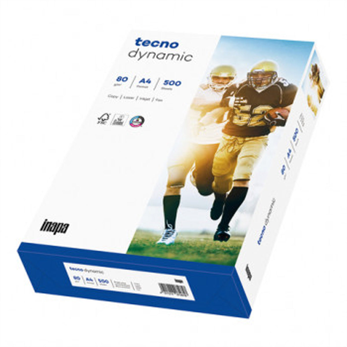 inapa-tecno INAPA tecno Dynamic Kopierpapier matt weiss – A4, 80 g/m², 500 Blatt