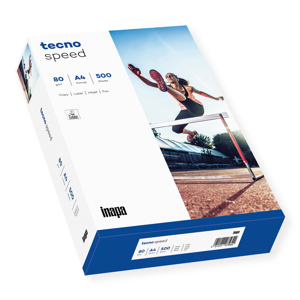 inapa-tecno INAPA tecno Speed Kopierpapier matt weiss – A4, 80 g/m², 500 Blatt