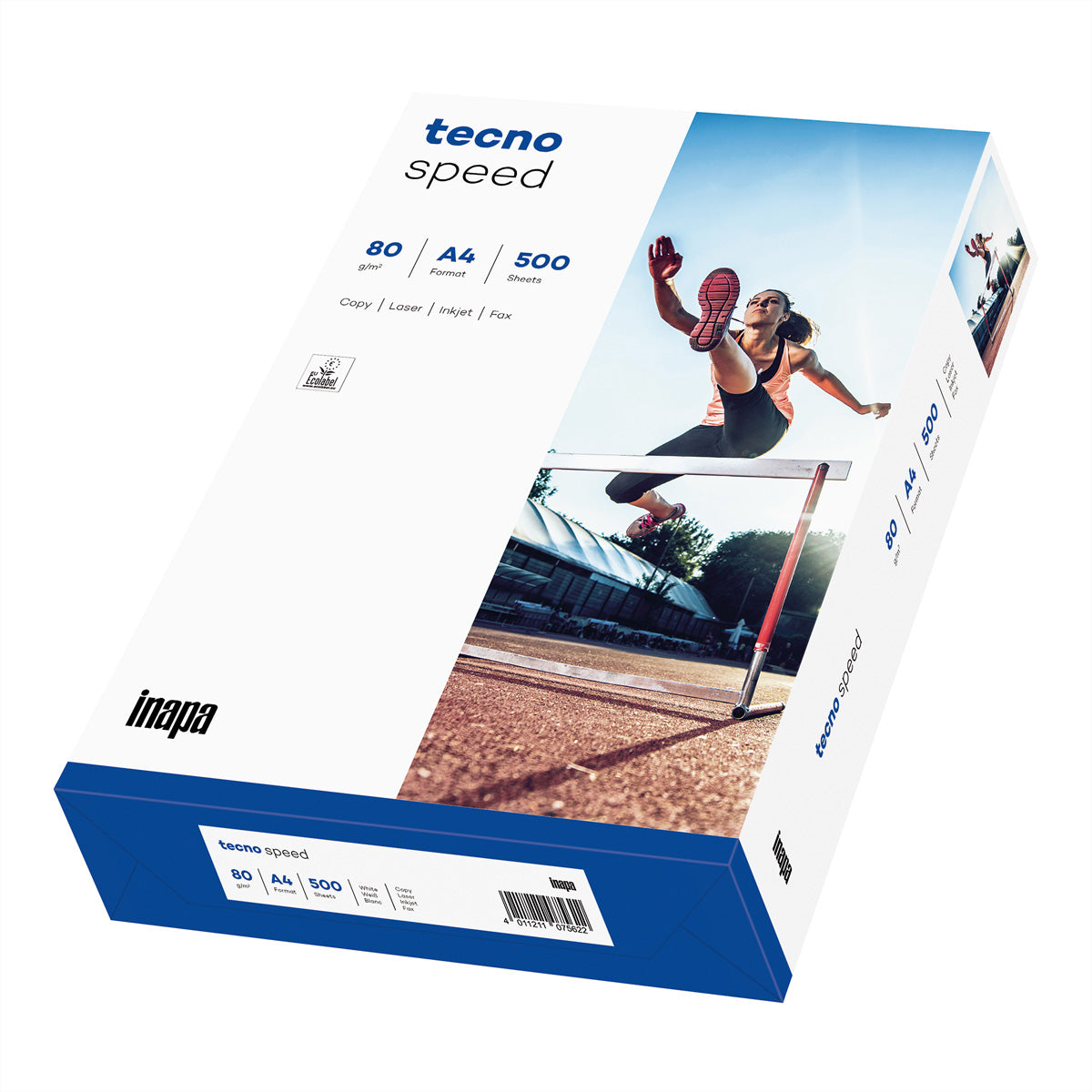 inapa-tecno INAPA tecno Speed Kopierpapier matt weiss – A4, 80 g/m², 500 Blatt