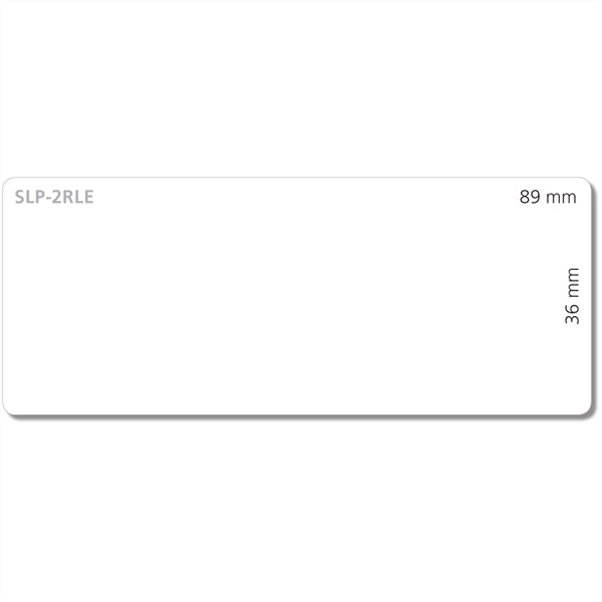 Seiko Instruments SLP-2RLE – Etiketten (Rolle) 36 × 89 mm – weiss – permanent haftend – 260 Etiketten/Rolle, 2
