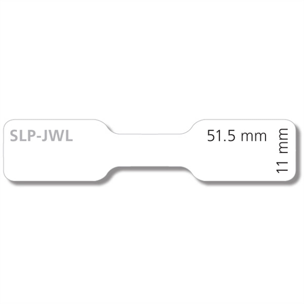 Seiko Instruments Seiko SLP-JWL – Etiketten (Rolle) 11 × 52 mm – Folie, weiss – 1.050 Etiketten/Rolle – für SLP-Serie
