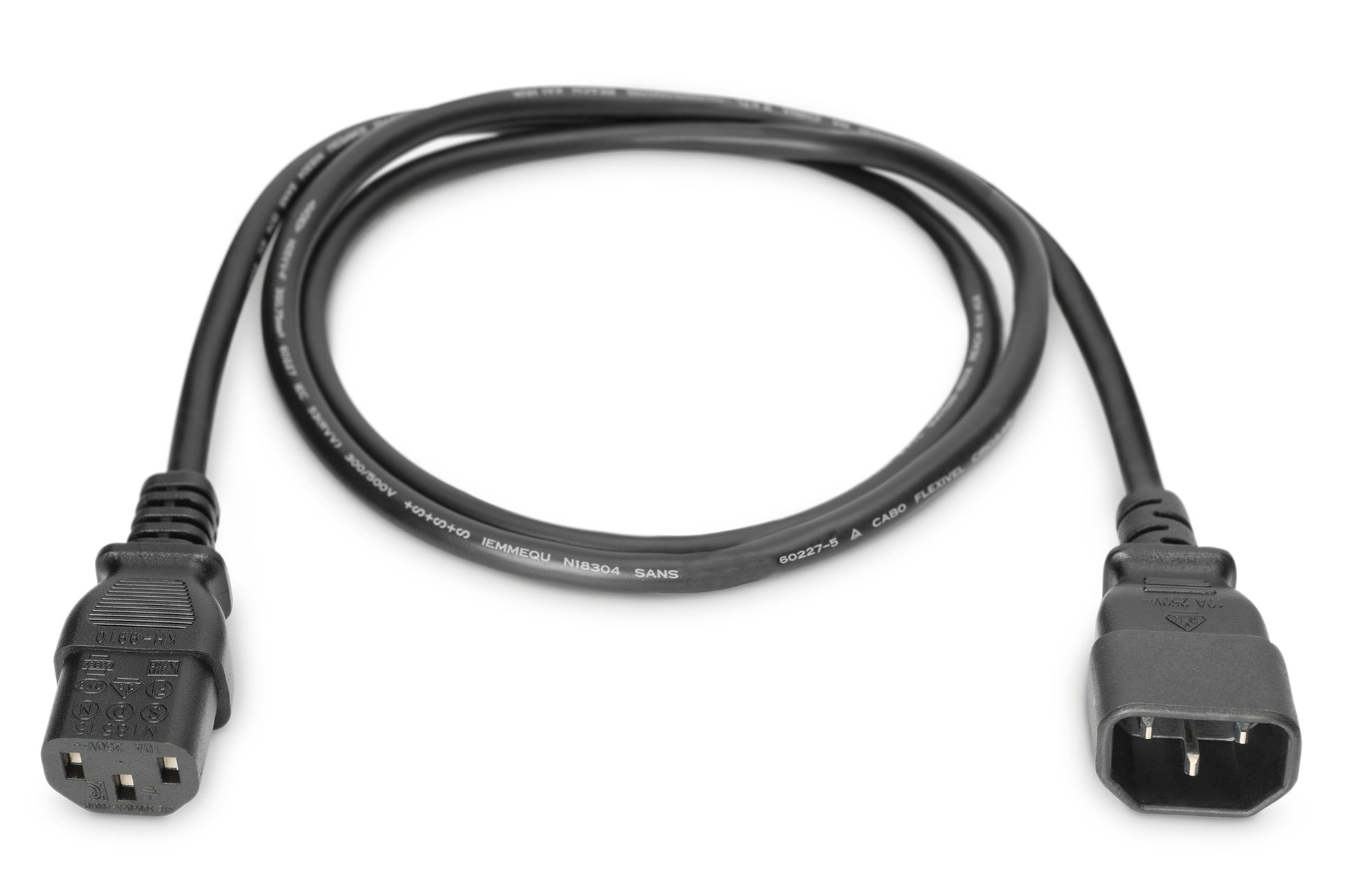 Digitus Netzkabel, IEC C14 auf IEC C13