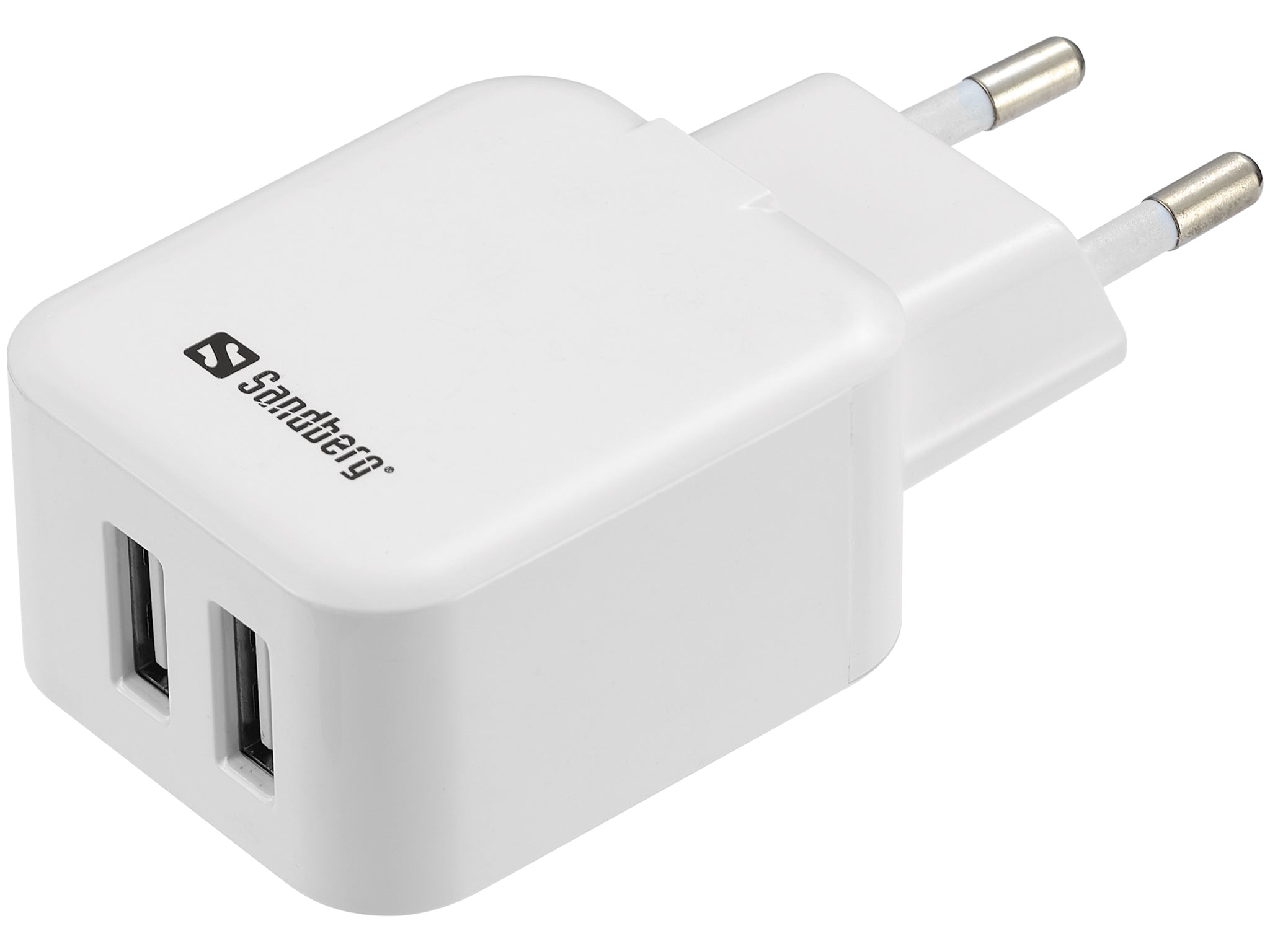 Sandberg Netzteil (EU) – 2× USB-A (2,4 A + 1 A)