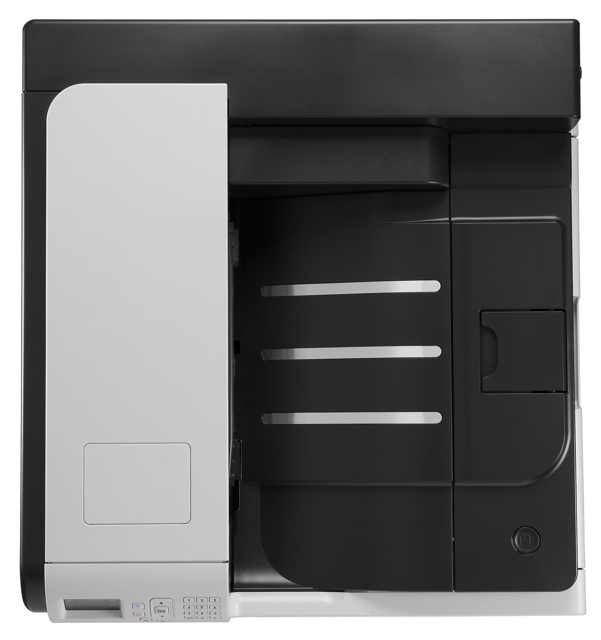 HP LaserJet Enterprise 700 M712dn – A3, S/W, Duplex, 41 S./Min., 1200 × 1200 dpi, LAN/USB, Papier: 600 Blatt