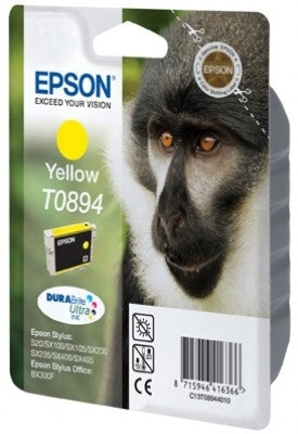 Epson T089440 Gelbe Tintenpatrone (Original) – 3,5 ml – für Epson Stylus Office BX300F, S20/21, SX100/105/115…