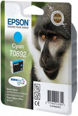 Epson T0892 Cyan Tintenpatrone (Original) – für Epson Stylus S20/S21, SX100/SX105/SX115 …