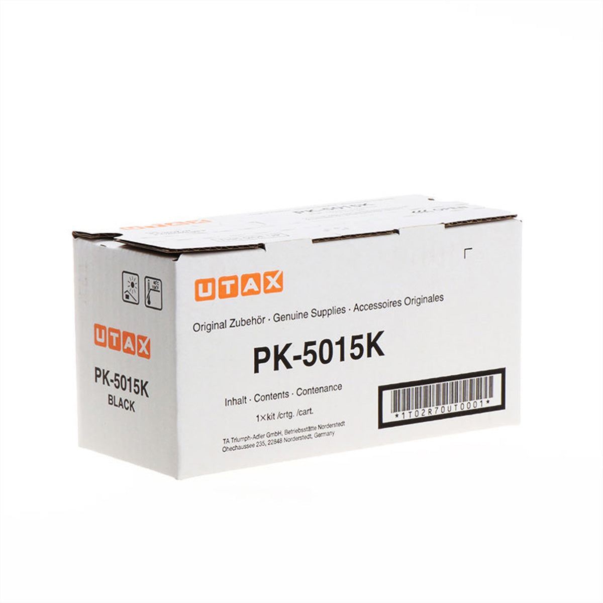 UTAX PK-5015K Schwarz Toner – Original – 4'000 Seiten – für UTAX P-C 2566W/P-C 2650DW/P-C 2655W