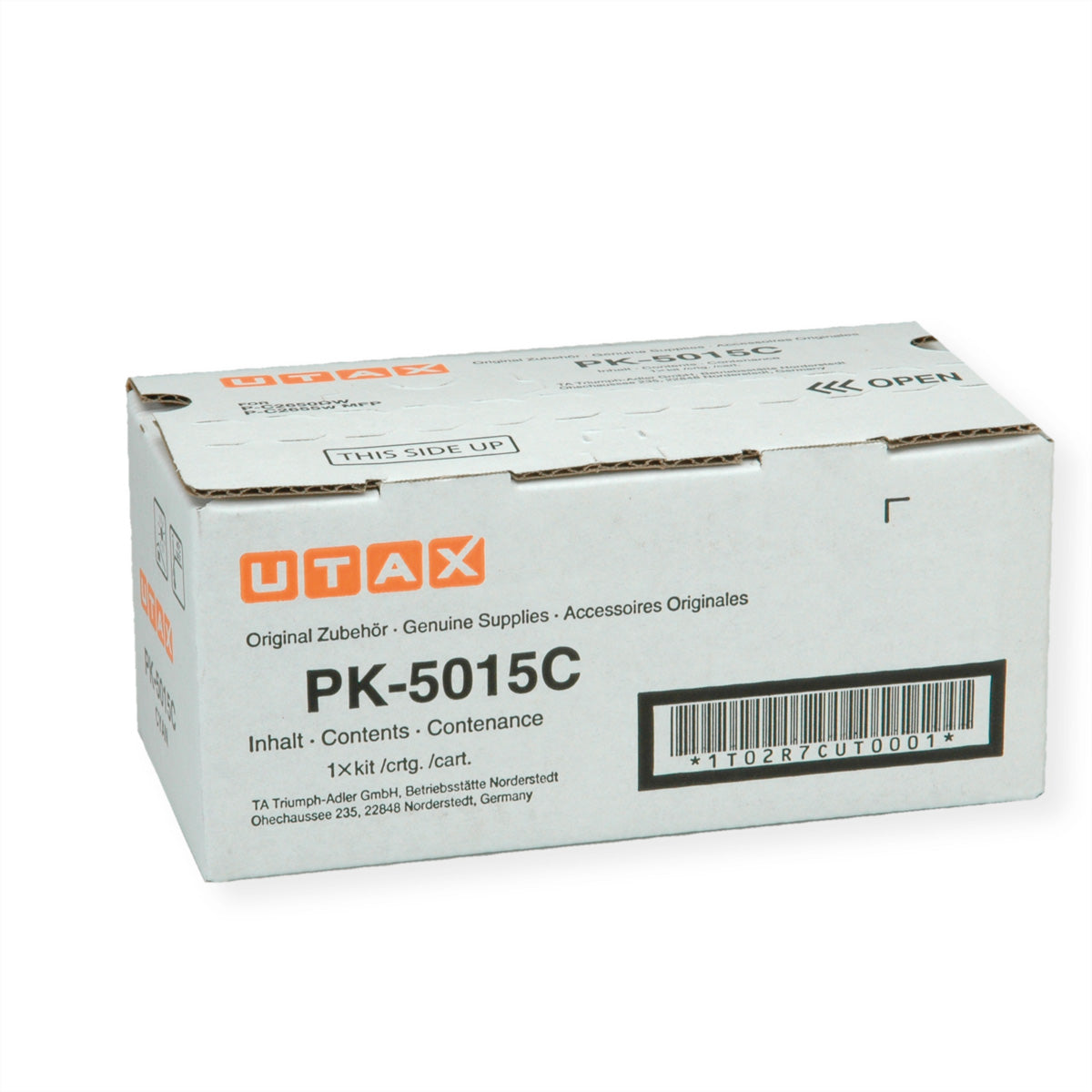 UTAX PK-5015C Cyan Toner – Original – 3'000 Seiten – für UTAX P-C 2566W/P-C 2650DW/P-C 2655W MFP