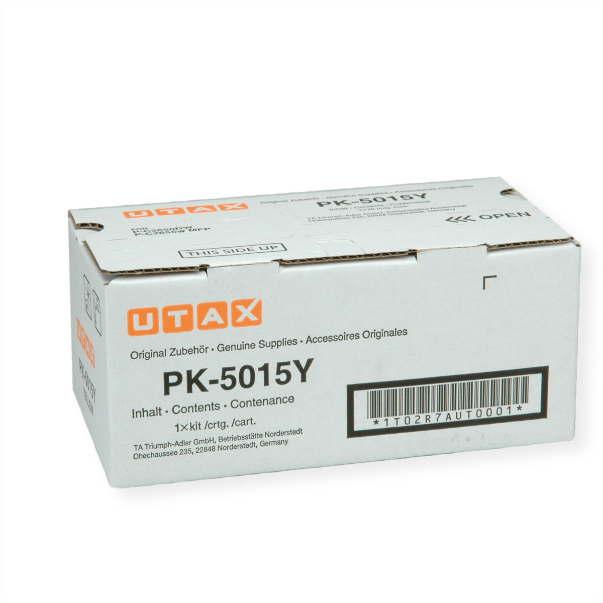 UTAX PK-5015Y Gelber Toner – Original – 3'000 Seiten – für UTAX P-C 2566W/P-C 2650DW/P-C 2655W