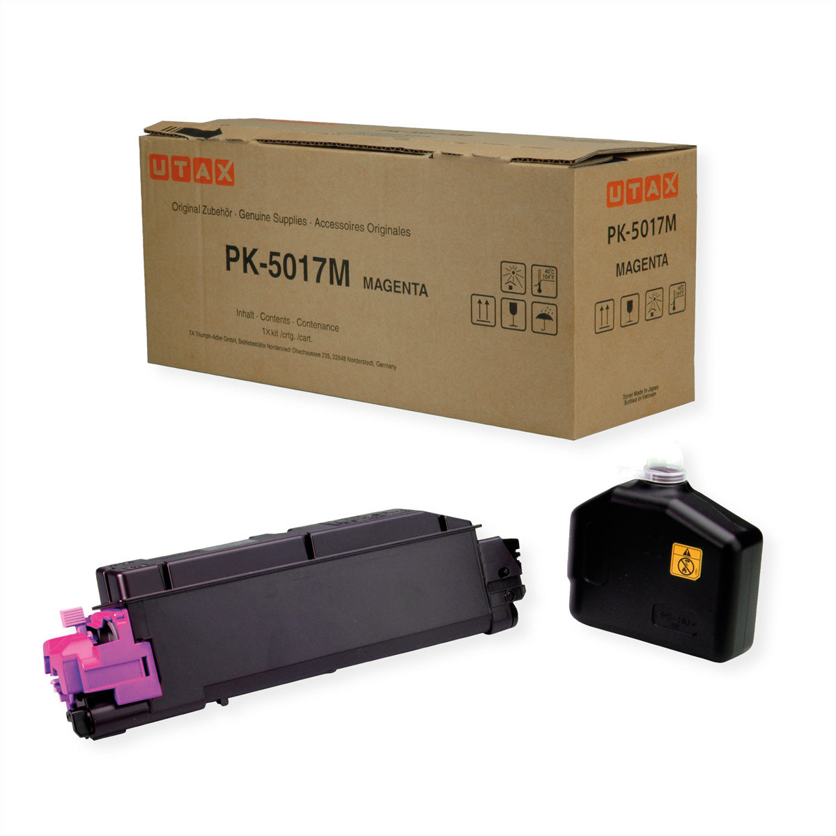 UTAX PK5017M Magenta Toner – Original – 6'000 Seiten – für UTAX PC3062DN/PC3062iMFP/PC3066iMFP