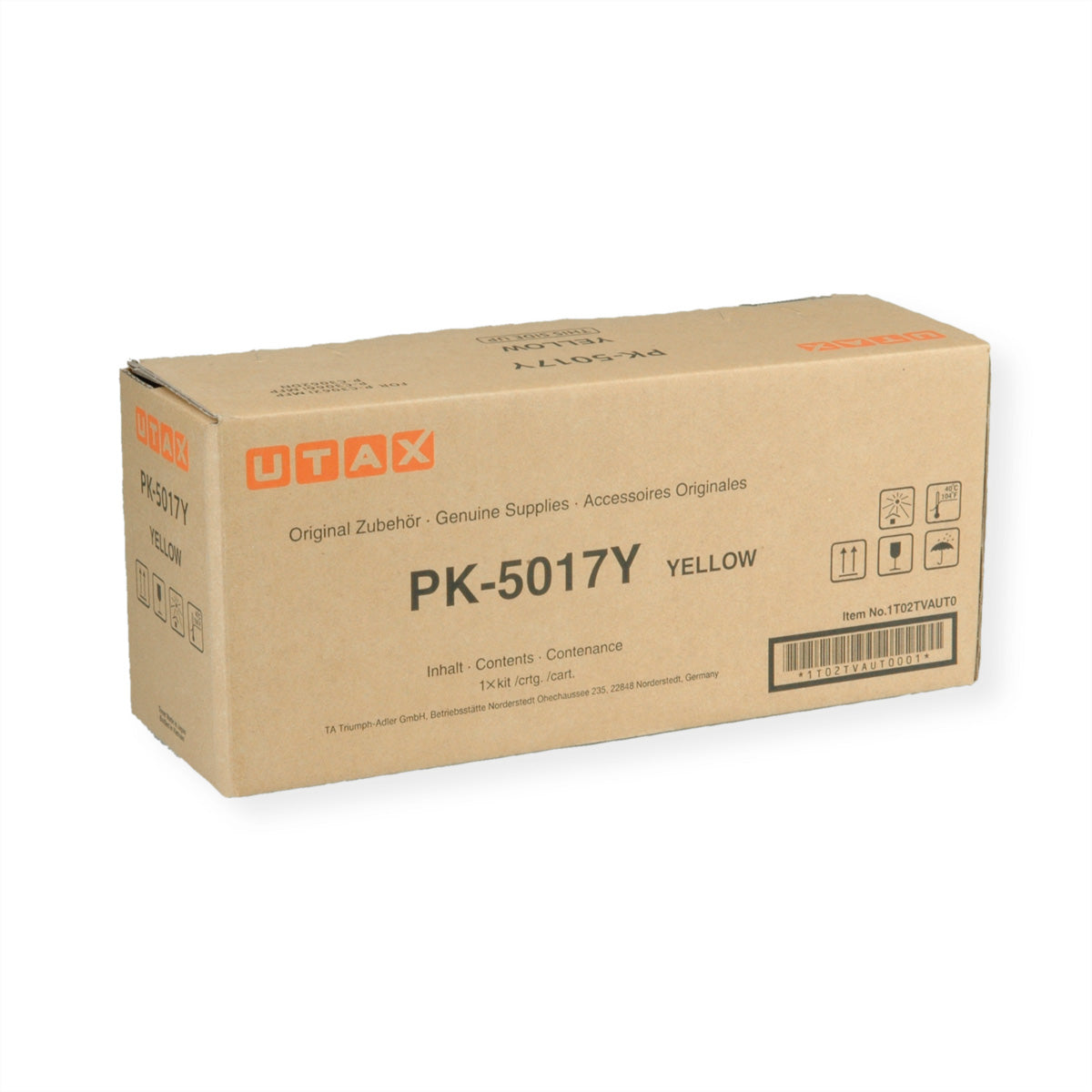 UTAX PK-5017Y Gelb Toner – Original – 6'000 Seiten – für Triumph-Adler PC3062DN/PC3062iMFP/PC3066iMFP