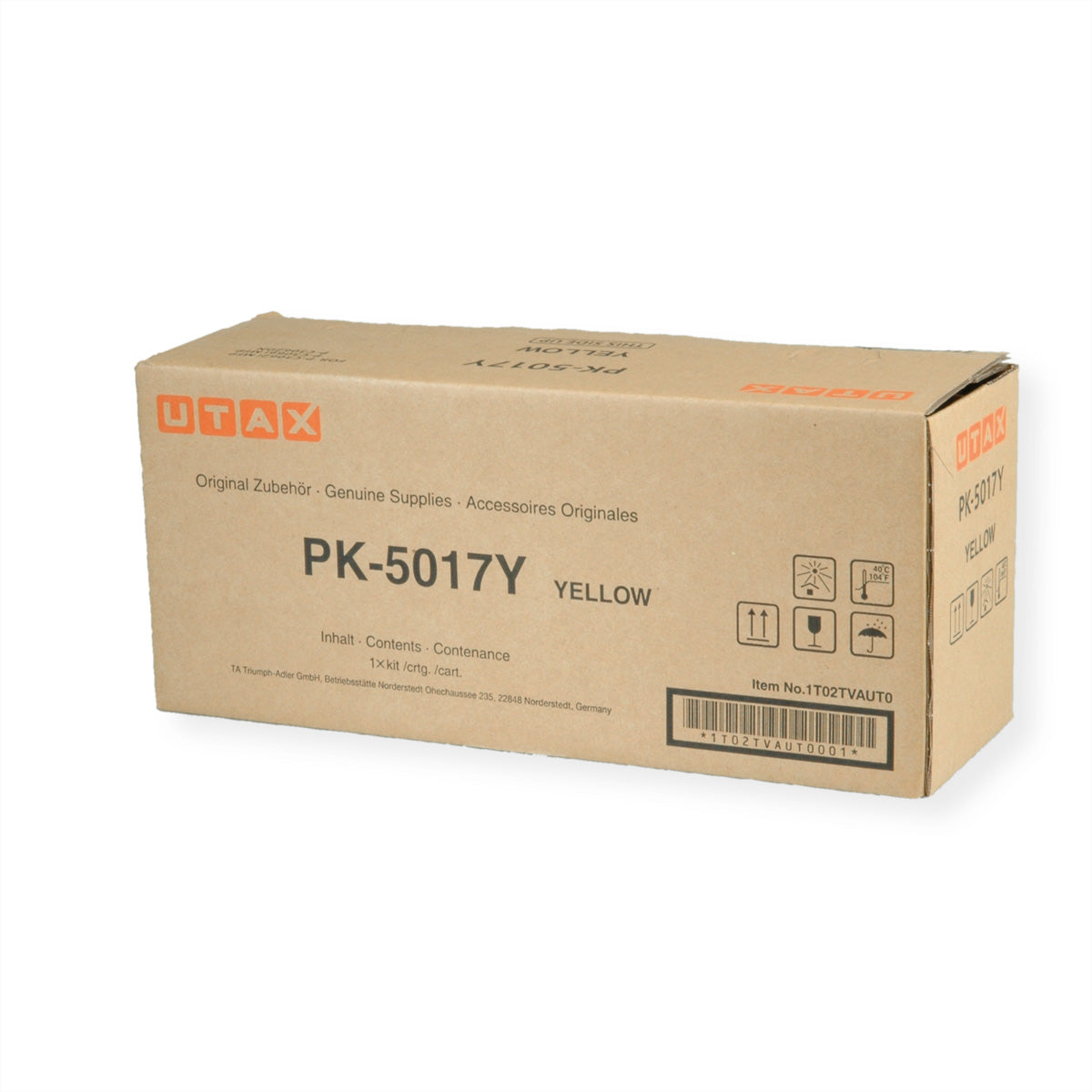 UTAX PK-5017Y Gelb Toner – Original – 6'000 Seiten – für Triumph-Adler PC3062DN/PC3062iMFP/PC3066iMFP