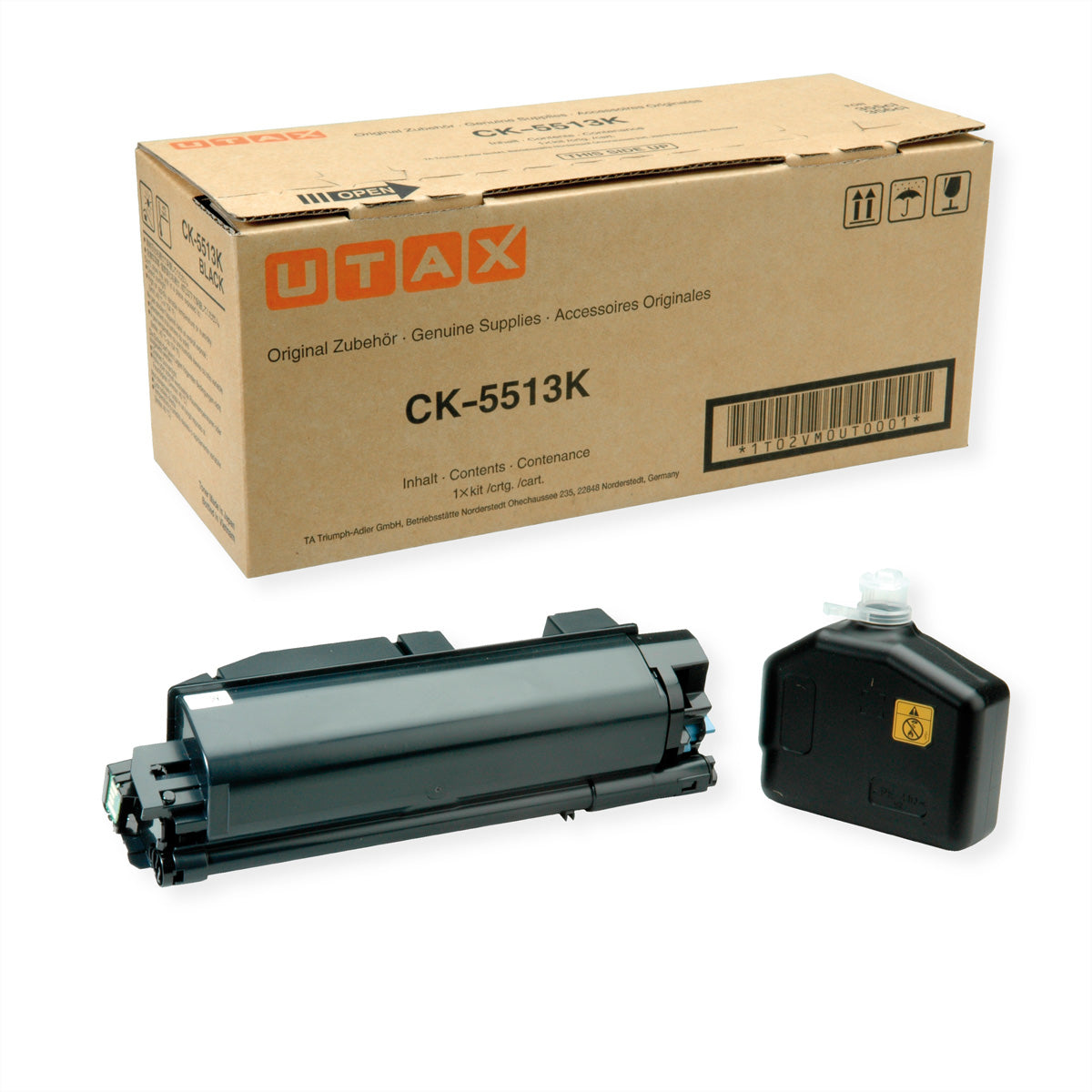 UTAX CK-5513K (CK5513K) Schwarzer Toner – Original – 12'000 Seiten – für UTAX 355Ci/356Ci