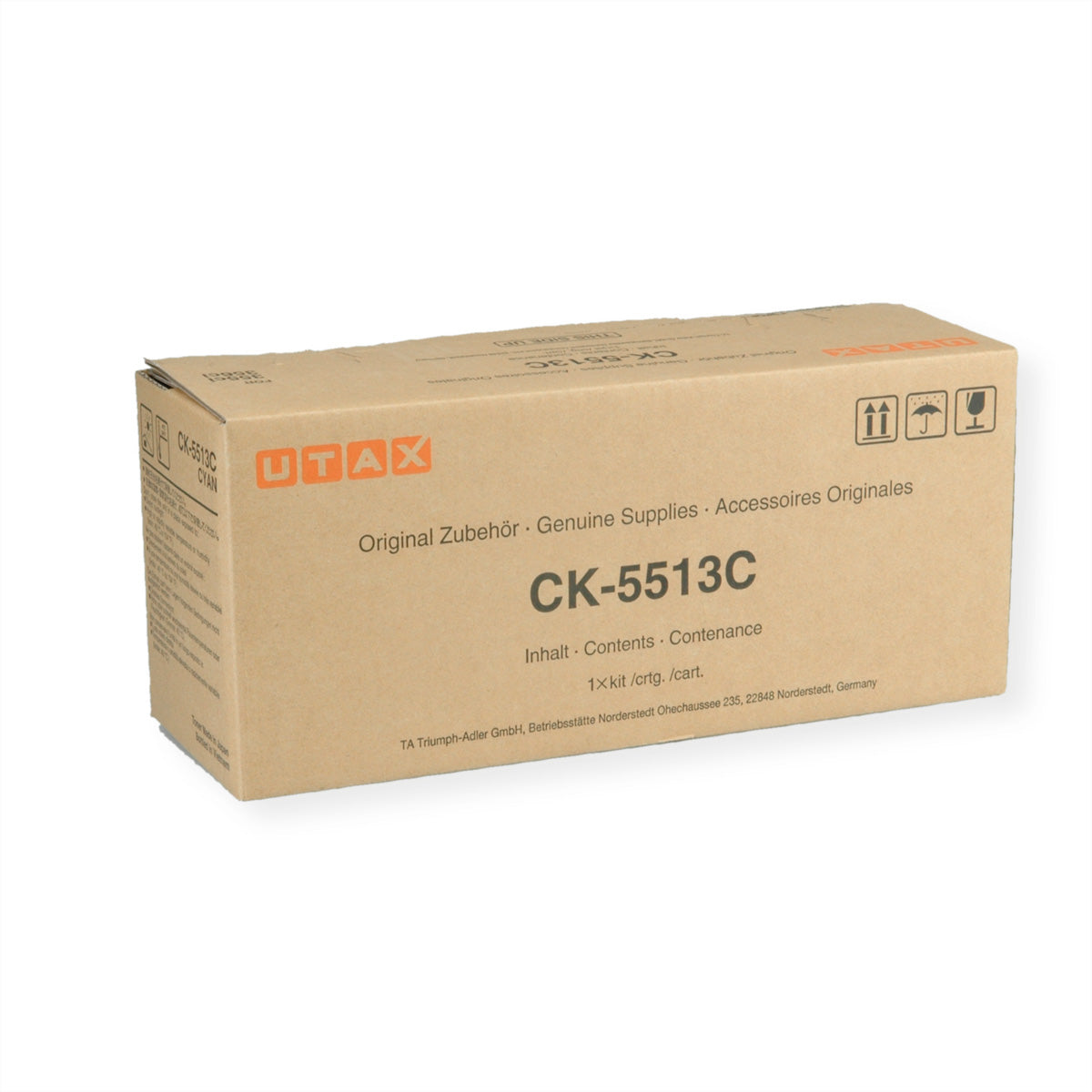 UTAX CK-5513C (CK5513C) cyan Toner – Original – 6'000 Seiten – für UTAX 355Ci/356Ci
