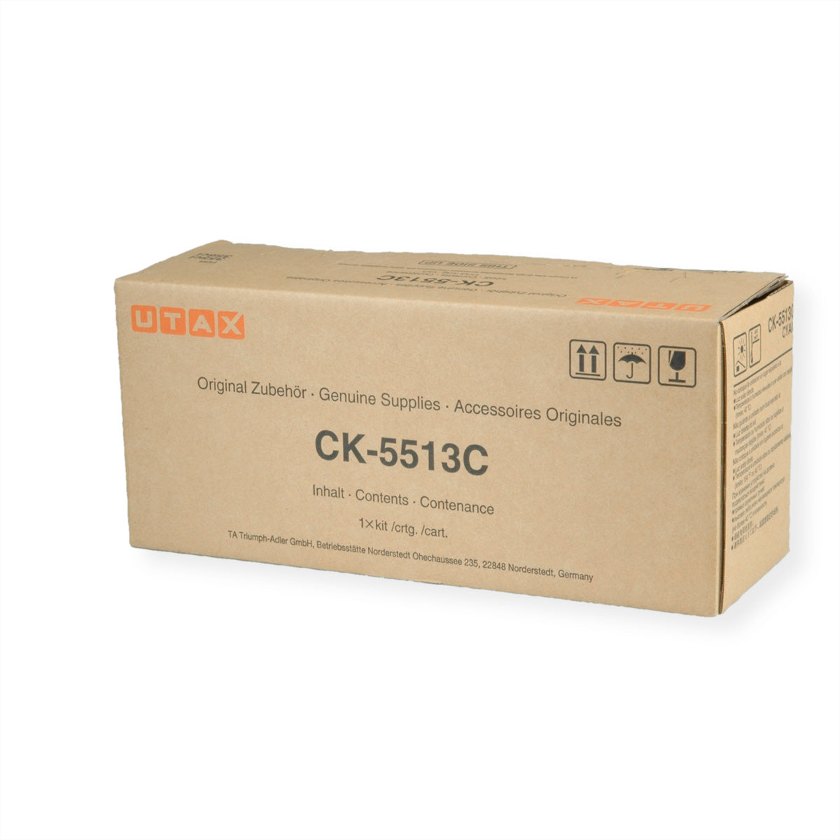 UTAX CK-5513C (CK5513C) cyan Toner – Original – 6'000 Seiten – für UTAX 355Ci/356Ci