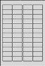 Avery Bogenetiketten, 46 mm × 21 mm, weiss, Folie, extra stark, 960 Etiketten (20 Blatt)