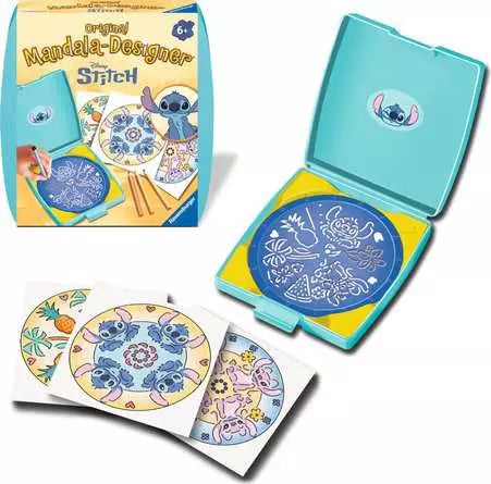 Ravensburger Mandala Mini Stitch – Mandala-Designer-Set – Tiere – 14 × 14 cm – ab 6 Jahren